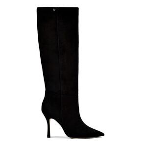 Larroude Kate Boot In Black Suede Sz 6.5